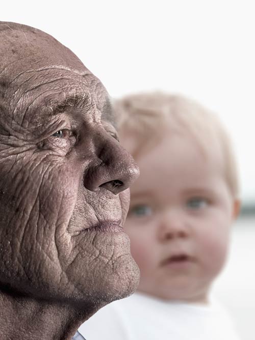Old Man with child